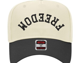 Embroidered Freedom Hat: Patriotic USA Design