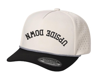 Snapback en corde brodée sur mesure, chapeau de sport personnalisé