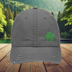 Clover Hat, Lucky Shamrock Cap, Irish Clover Hat, St Patrick&#39;s Day,Irish Lucky Hat, green clover hat, lucky charm hat,clover leaf hat