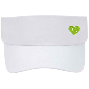 Tennis Heart Visor,tennis visor, tennis gift, tennis clothing, Tennis player visor, Tennis coach visor, tennis team visor,tennis player gift