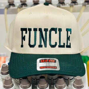 FUNCLE Embroidered Hat, Fun Gift for Uncle from Niece Nephew, Brother gift