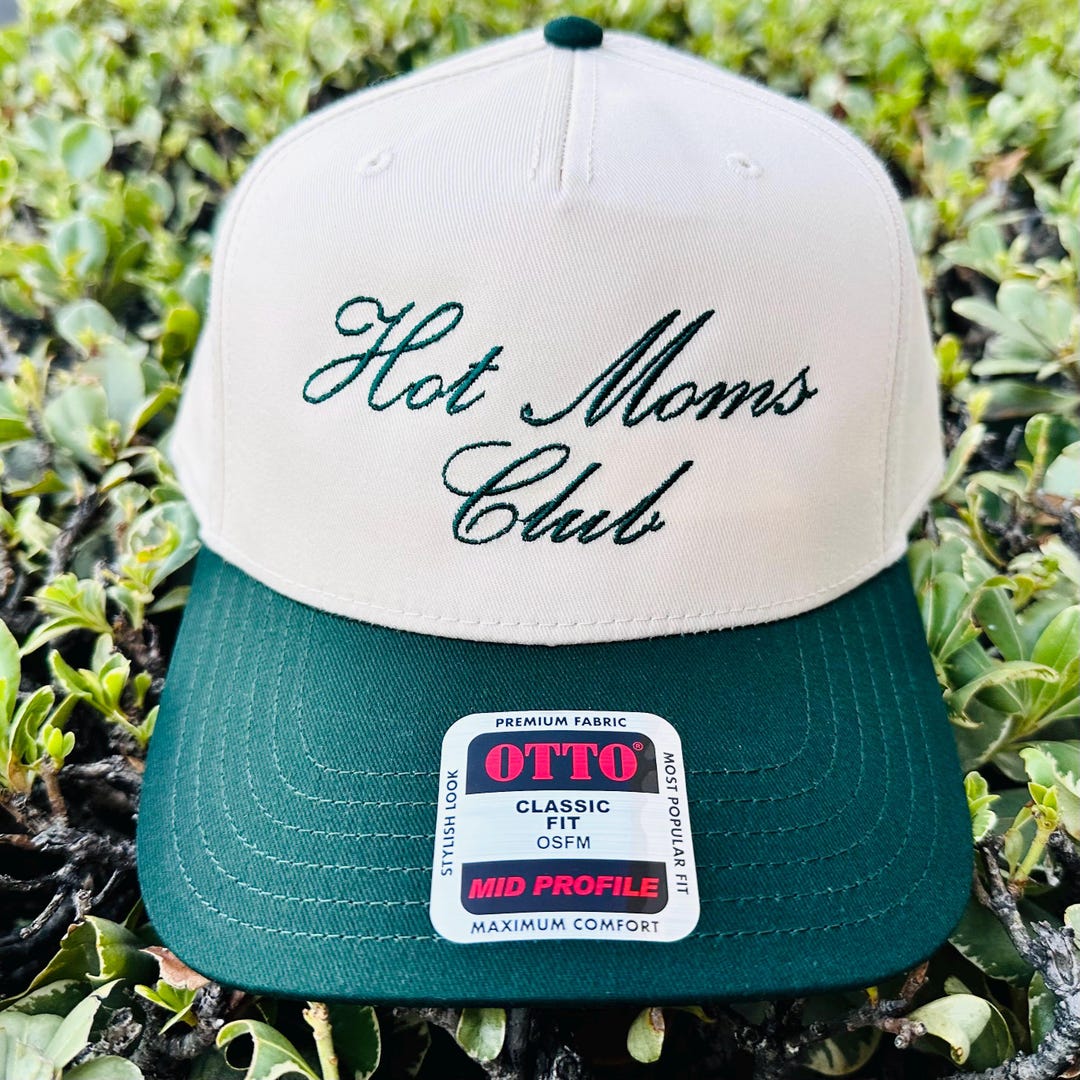 Hot Mom\'s Club Baseball Cap Hat Hot Mom Run Club Structured VP Hat (Unisex) – Sprints INC main image 4