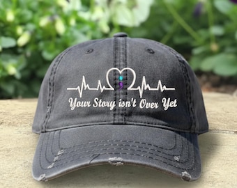 Your Story isn't over yet, Semicolon Heartbeat Mental Health Awareness