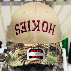 Custom Embroidered Camo Hat, Country Camo Trucker Cap, Country Girl Hat,Hunting Fishing Camo Snapback, Custom Outdoor Hat for Men