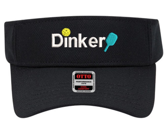 Pickleball Dinker Visor, Pickleball sports Visor, pickleball lover hat, pickleball team visor, pickleball gift, custom pickleball visor