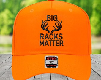 Vintage Orange Hunter Trucker Hat – Funny Hunting Gift for Men, Novelty ...