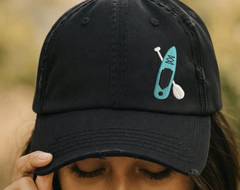 Distressed Paddle Board Hat: SUP Accessory for Outdoor Enthusiasts