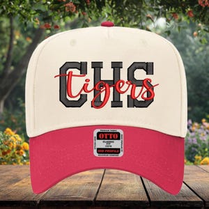 School Initials  Mascot Trucker Hat, School Team Sports Hat,Sports Mom Hat,Team Mascot hat,School Mascot Hat,Team Spirit Wear,Game Day Hat