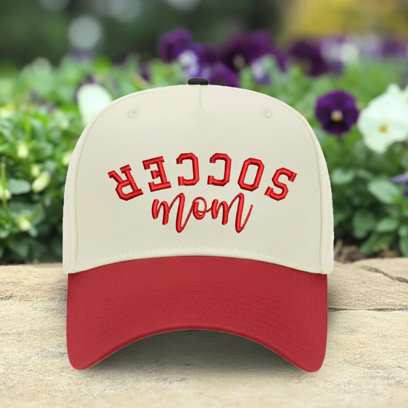 Soccer Mom Hat, Embroidered Sports Mom Cap image 4