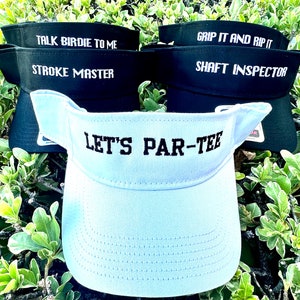 Golf Visor, Golf Party Hat, Personalized Golf Gift, Funny Golf Visor, Golf Accessories, Funny Golf,Bridal Golf Party, Bachelor Golf Party