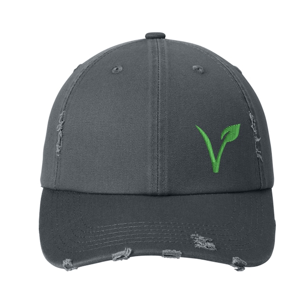 Vegan baseball hat, vegan distressed cap, vegan distressed hat, vegan gift, vegan life hat, womens vegan hat, vegan diet hat, vegan gift