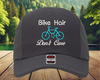 Bike Hair Don't Care Cycling Hat: Moisture Wicking Performance Cap