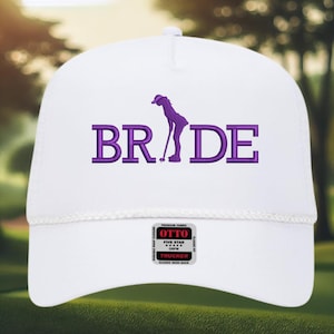 Bride Golf Trucker Hat: Bachelorette Party Golfing Bride