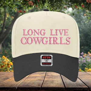Long Live Cowgirls Trucker Hat,Western Rodeo Cap, Country Girl Snapback, Nashville Concert Hat, Cowgirl Aesthetic Hat