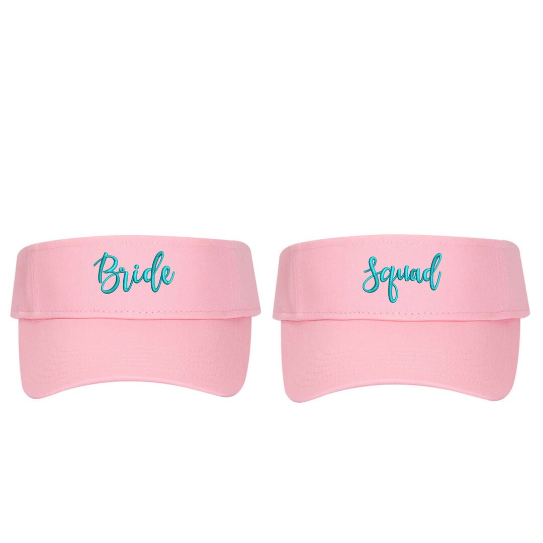 Bride Visor,squad Visor, Bachelorette Party Visor,bridal Party Gift