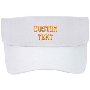 Custom Visor, monogrammed visor,tennis visor, Golf Visor, sports visor, tournament visor, embroidered visor, Personalized Visor,Ladies Visor