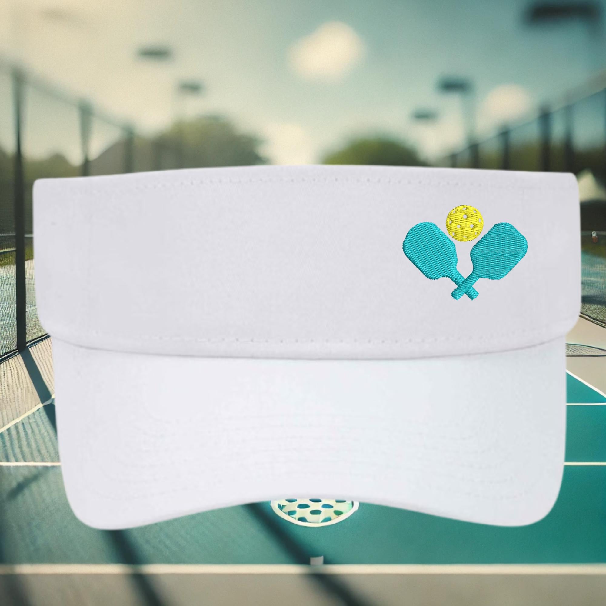 Monogrammed Pickleball Visor: Embroidered Sports Hat  display picture 3