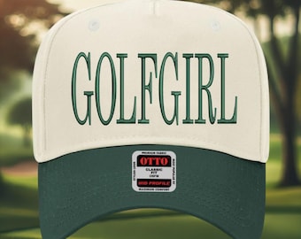 Golf Girl Hat: Embroidered Country Club Cap,Ladies Golf Gift