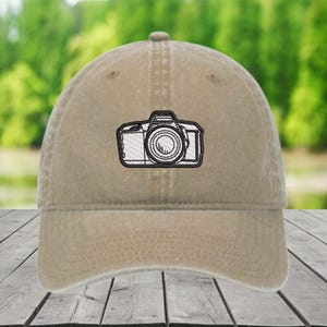 Camera Hat, Photographer Hat, Gift for Photographers vloggers creatives Camera club members or film students, Gifts for photography lovers