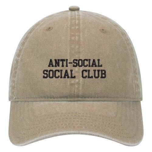 DS Anti Social Social Club the forums Strap Cap Dad Hat ASSC logo CPFM