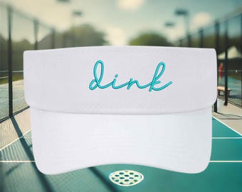 Pickleball Dink Visor: Embroidered  Sports Hat