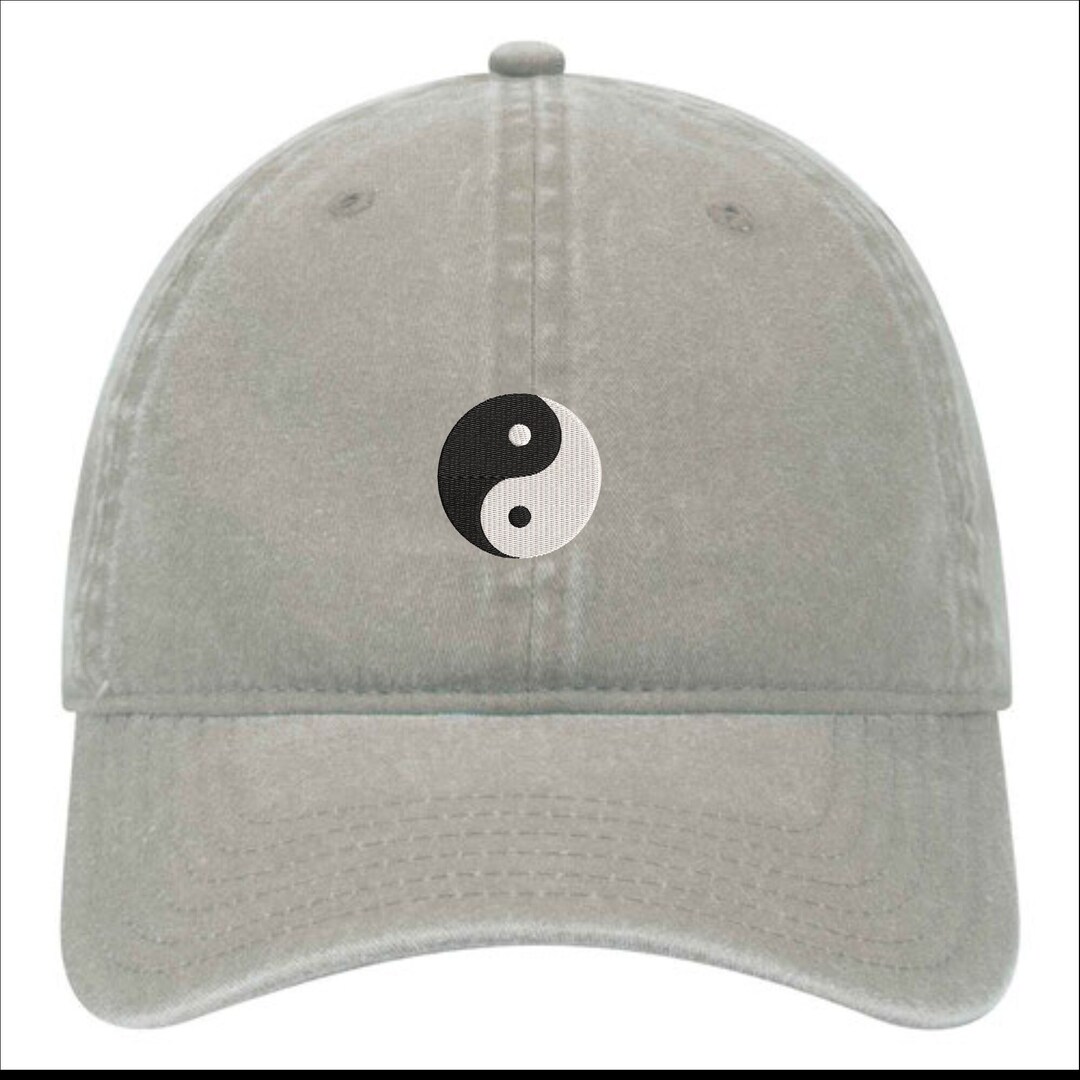 Yin Yang Hat Yin Yang Baseball Cap Dad Hat Embroidered Yin Etsy