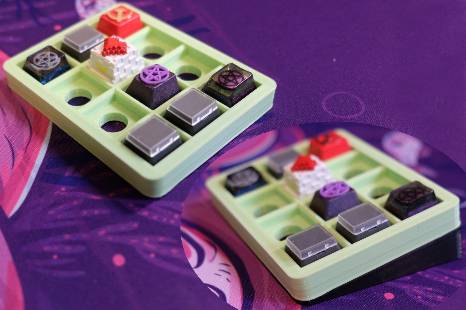 Artisan Keycap Display Tray Holder 3D Printed Lots of Etsy Denmark