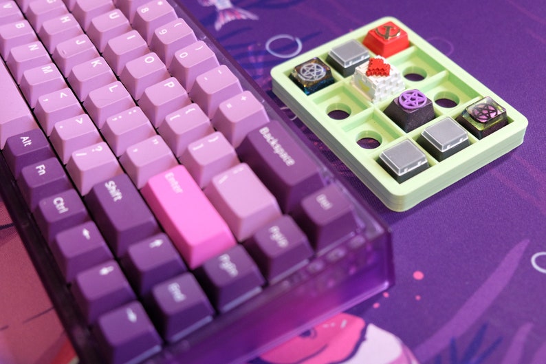 Artisan Keycap Display Tray Holder 3D Printed Lots of Etsy Denmark
