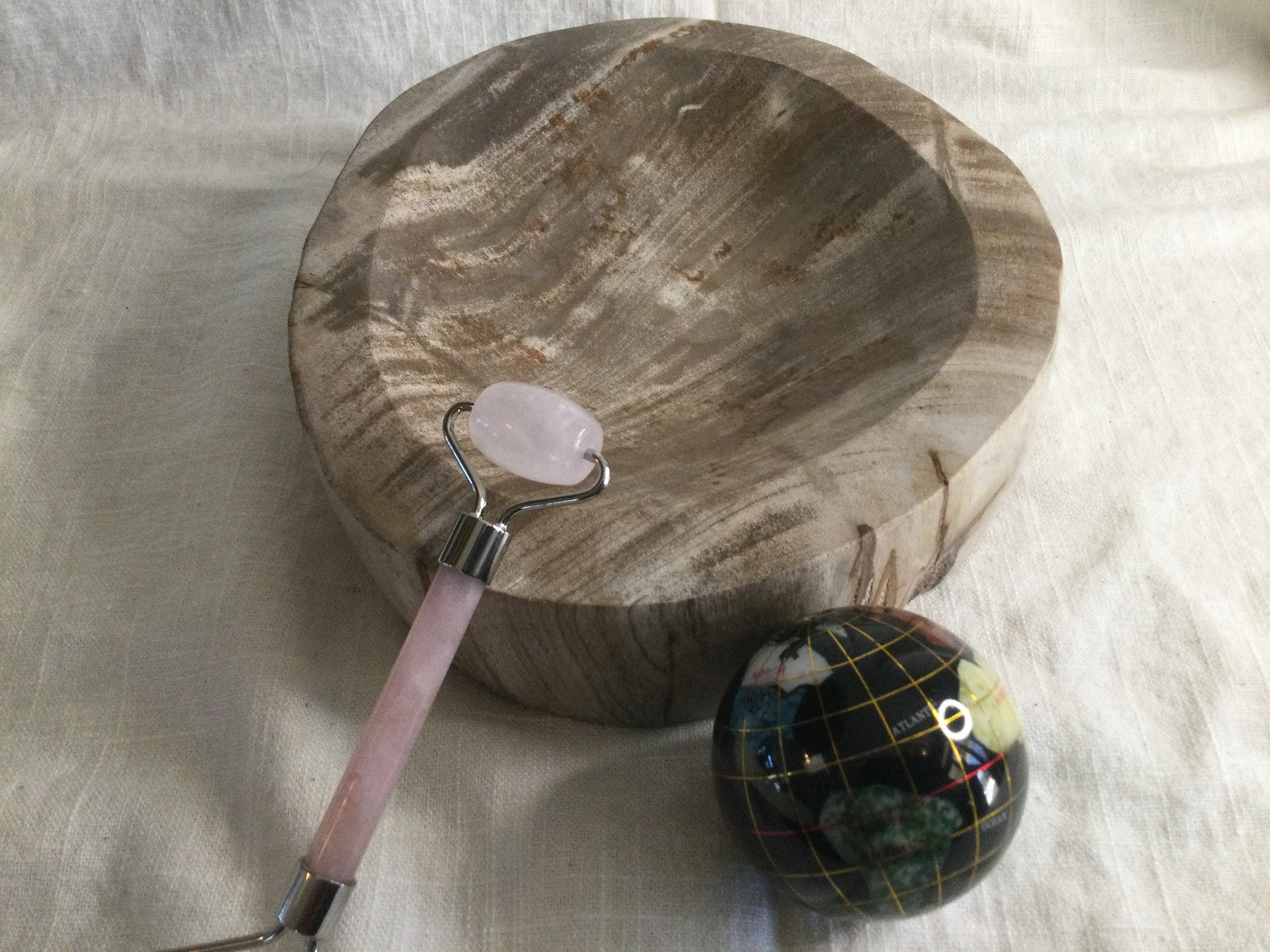 Petrified Wood Bowl From Indonesia. Indonesian Petrified Wood Etsy