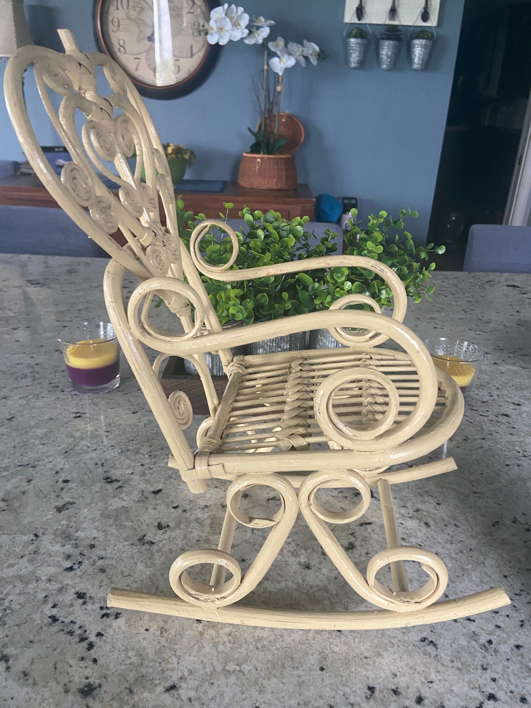 Doll chair plant stand