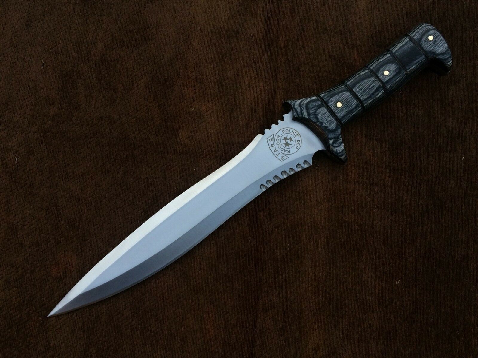 5160 Spring Steel RE4 Leon Kennedy's Knife Full Tang Etsy