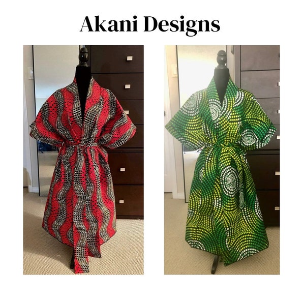 Oversized Ankara kimono/ African Dress / African wax fabric kimono/ African Print Duster/ African Clothing for women/ Duster/ Gift for mom