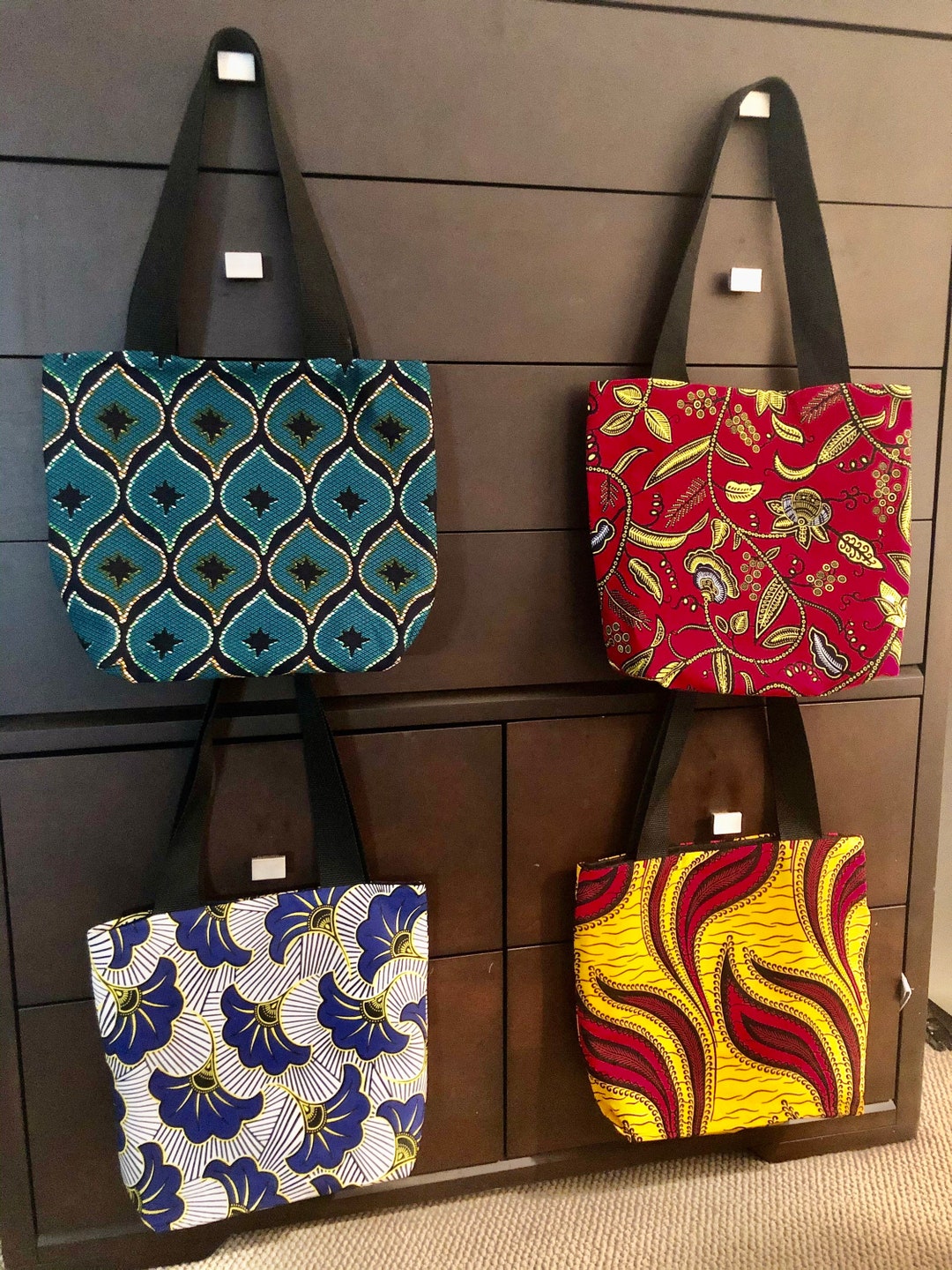 Ankara Tote Bag / African Print Tote/ Tribal Fabric Tote Bag