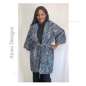 Ankara Kimono / African Print Duster/ African Duster/ African Wax Kimono/ African Clothing for women/ African Outfit for women/ Fall Duster