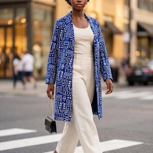 Ankara coat/ African print coat/ African coat/ Fall coat/ Afro centric coat/ African outfit for women/ Coat/ Flare coat/ Gift for her
