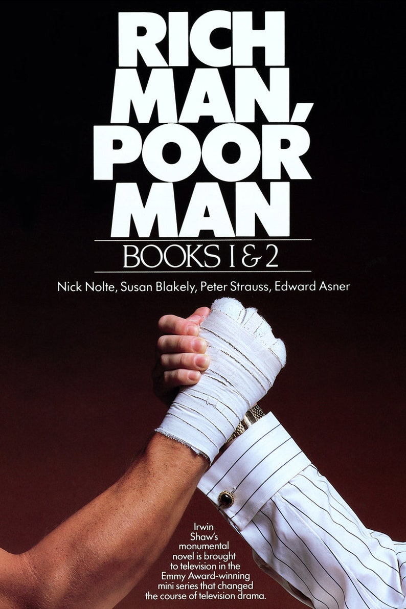 RICH MAN Poor Man 1976-77 Peter Strauss Nick Nolte | Etsy
