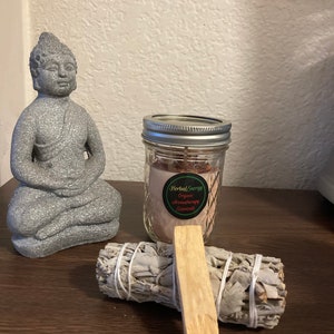 Herbal Energy Calendula Flower Scented Candle
