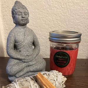 Herbal Energy Tropical Citrus Aromatherapy Scented Candle