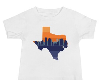Baby Houston Astros Shirt | Houston Astros Toddler Tee | Houston Skyline | Houston Texas | Houston Astros Baseball Shirt