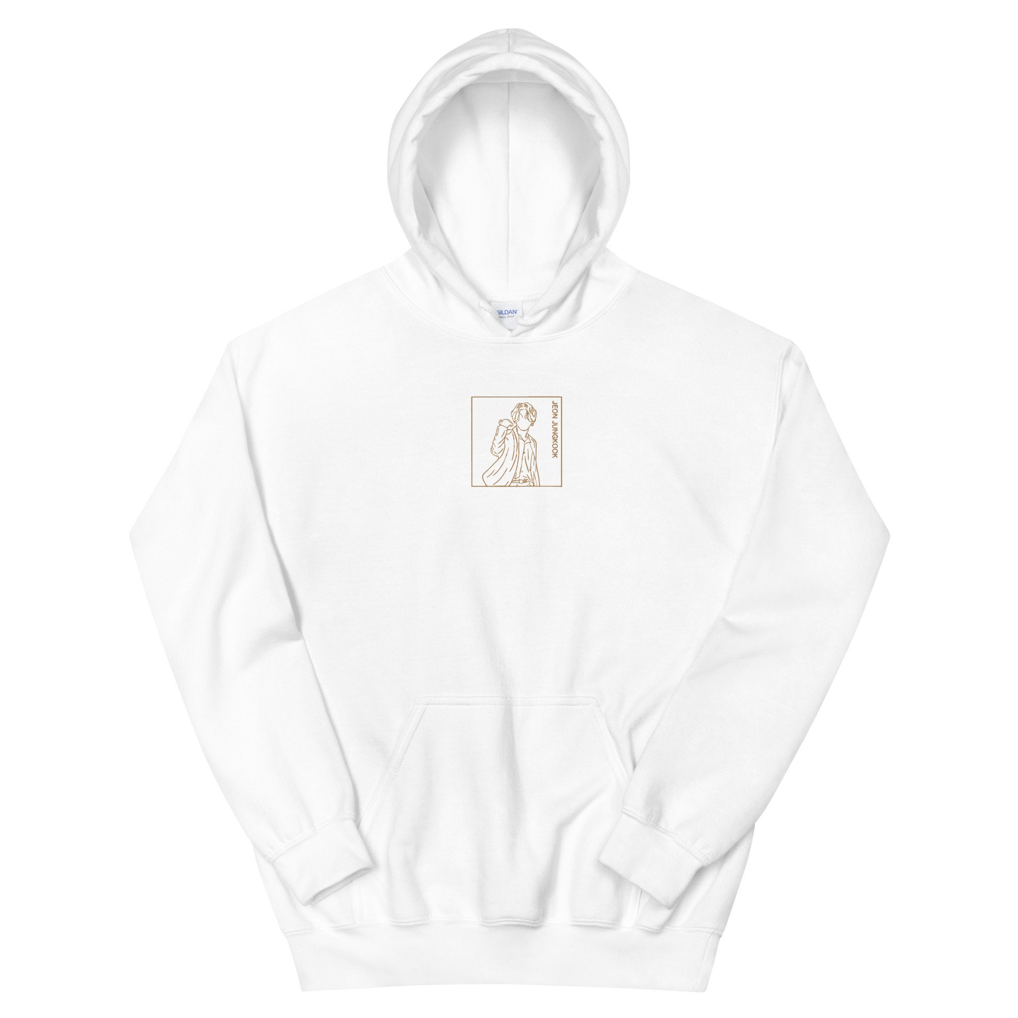 SouthmeadowDesigns BTS Jungkook Embroidered Hoodie | Golden Maknae | BTS Army | Joen Jungkook | BTS merch