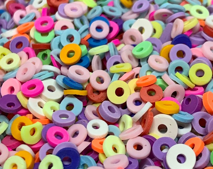Fake Sprinkles Rainbow Sprinkles Polymer Clayslime Charms - Etsy