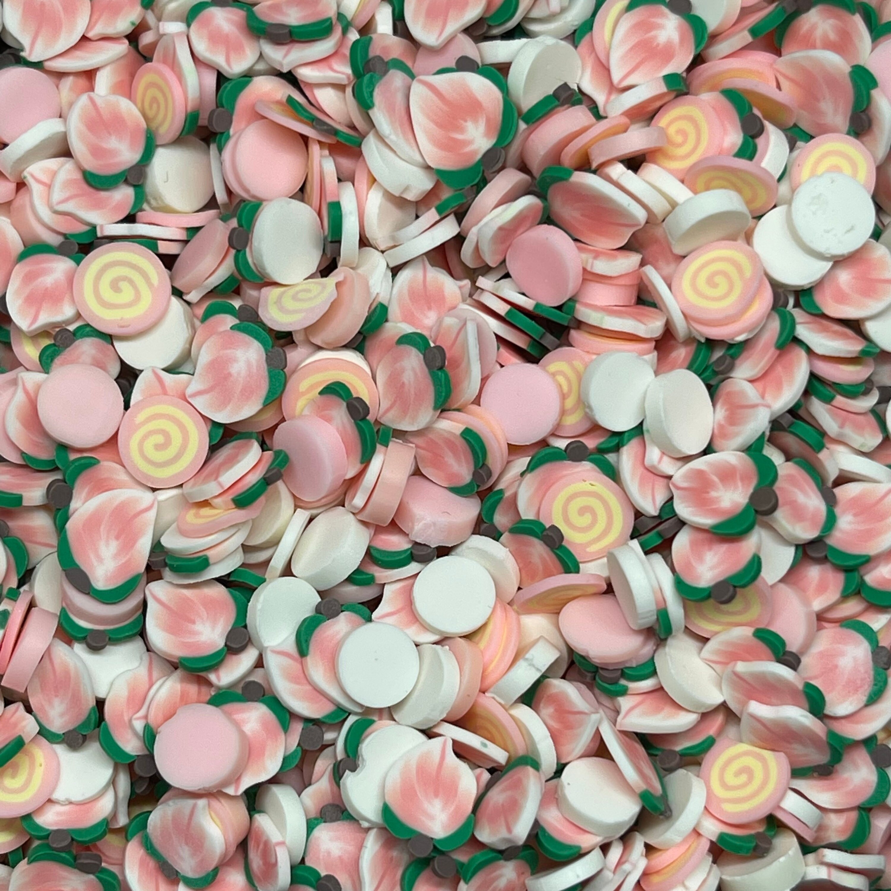 Faux Sprinkles Peach Sprinkles Fake Sprinkles Polymer Etsy
