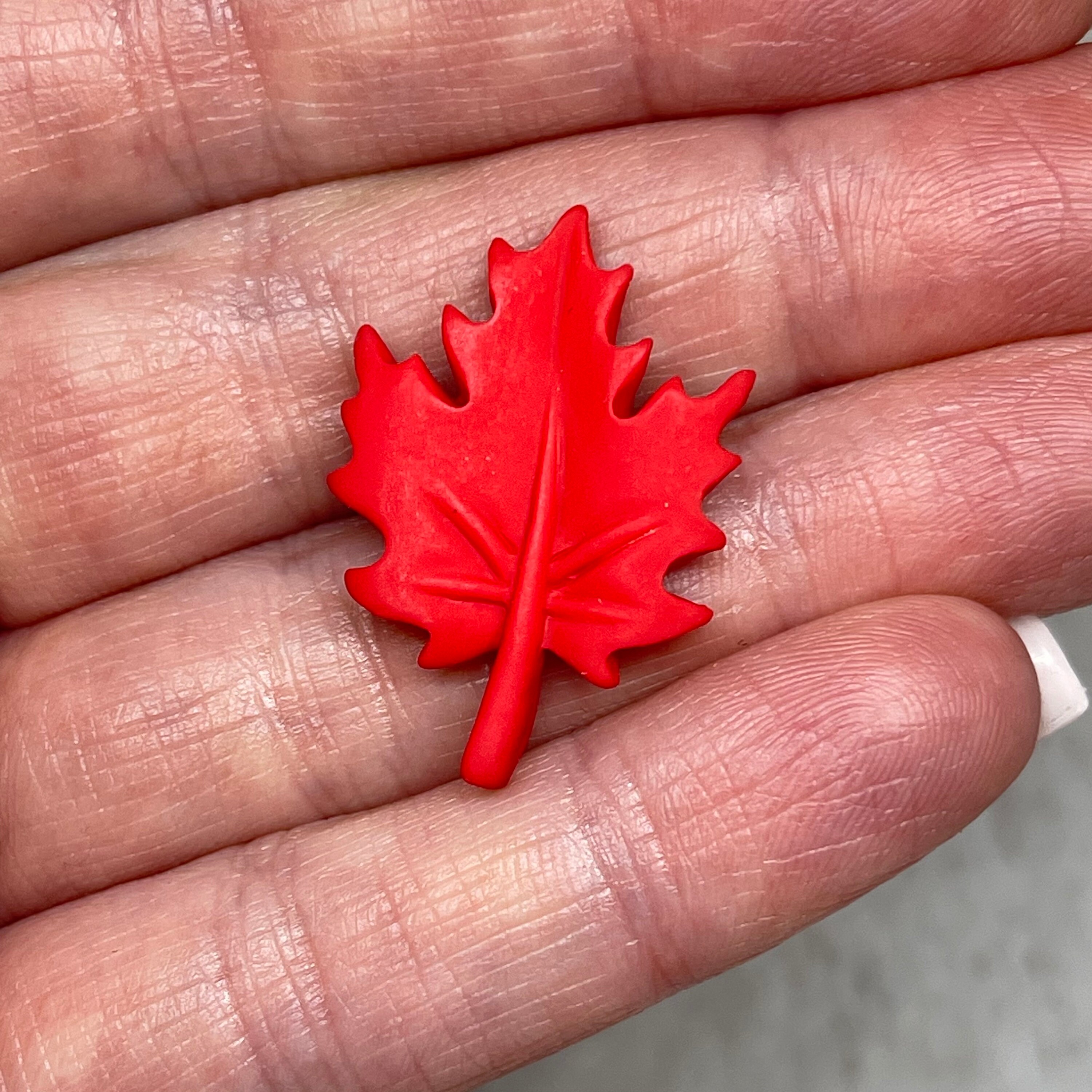 3 Leaf Resins 30mm Leaves Fall Resins Flat Back Resins Etsy