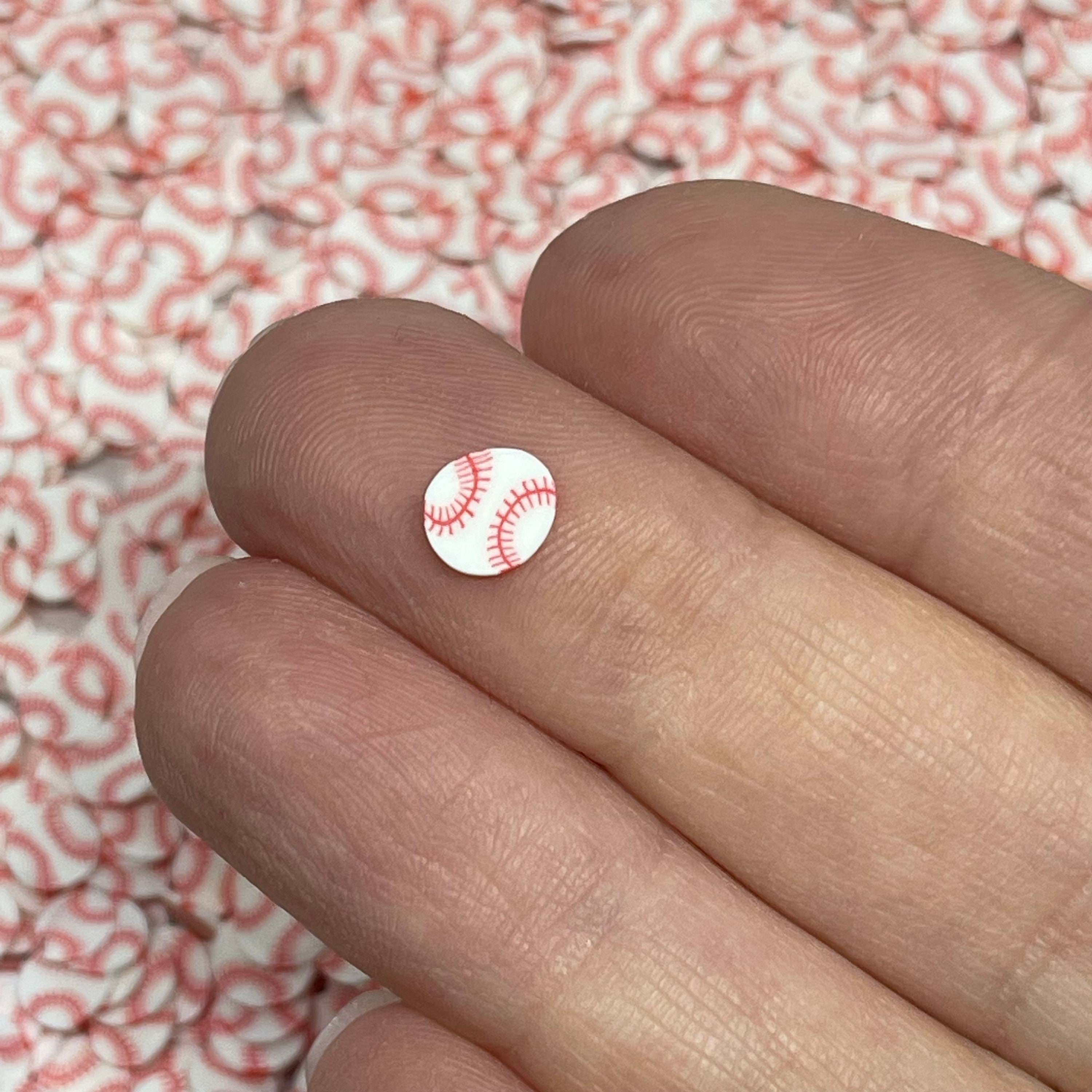 Baseball Sprinkles Fake Sprinkles Polymer Sprinkles Polymer Etsy