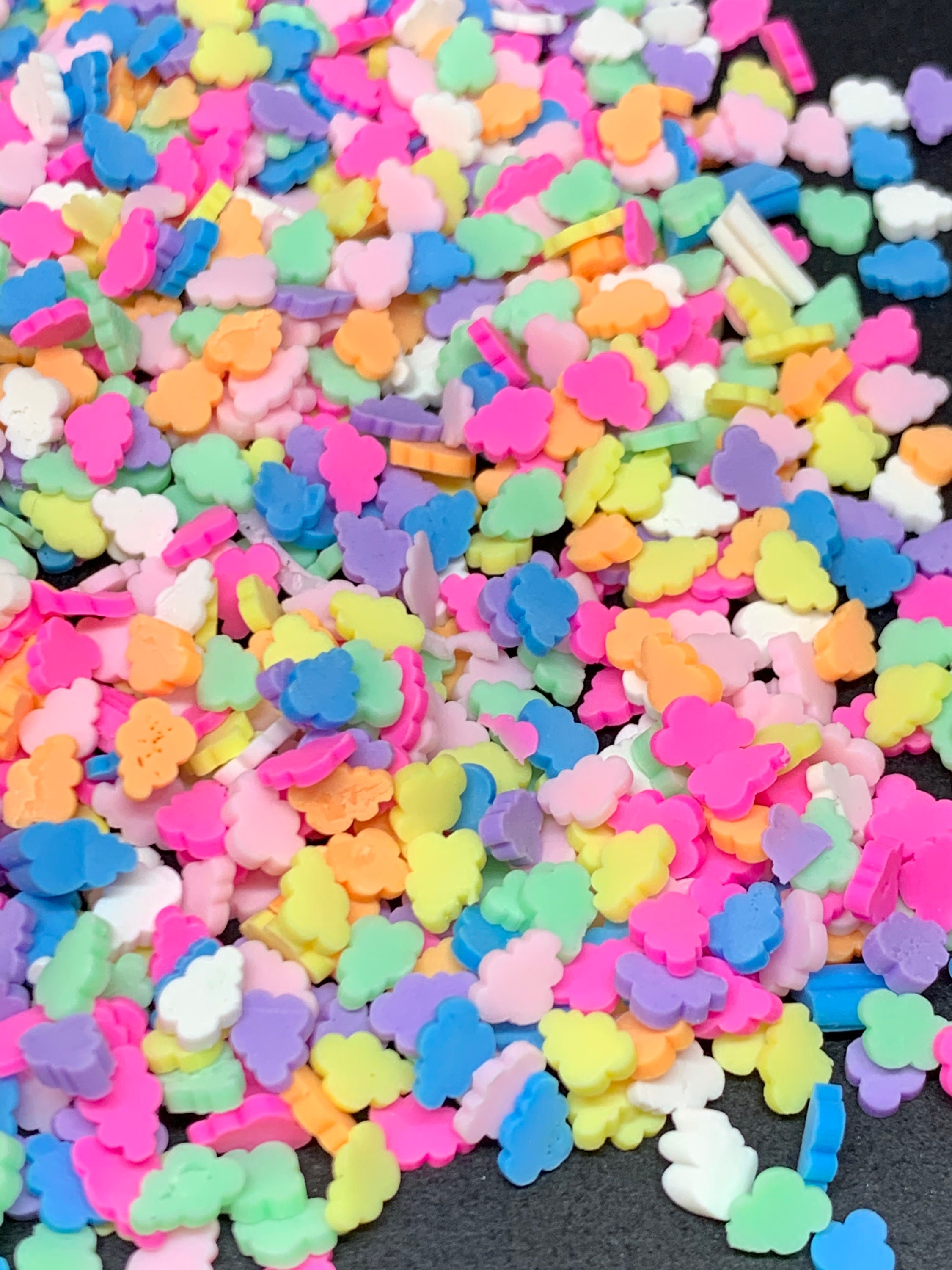 Cloud sprinkles polymer clouds polymer sprinkles clay Etsy