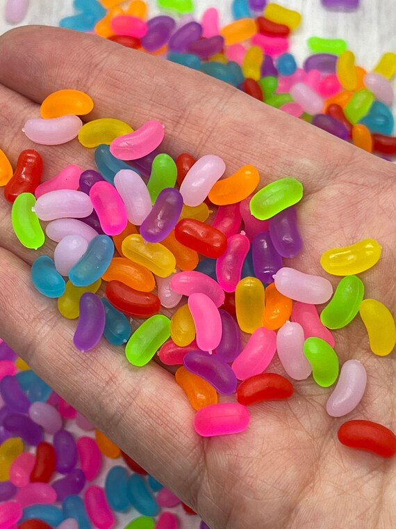 25 Fake Jelly Beans 2 Sizes Jelly Beans Easter Candy Fake Etsy