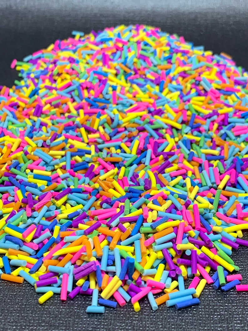 Fake sprinkles slime charm sprinkles clay sprinkles slime Etsy
