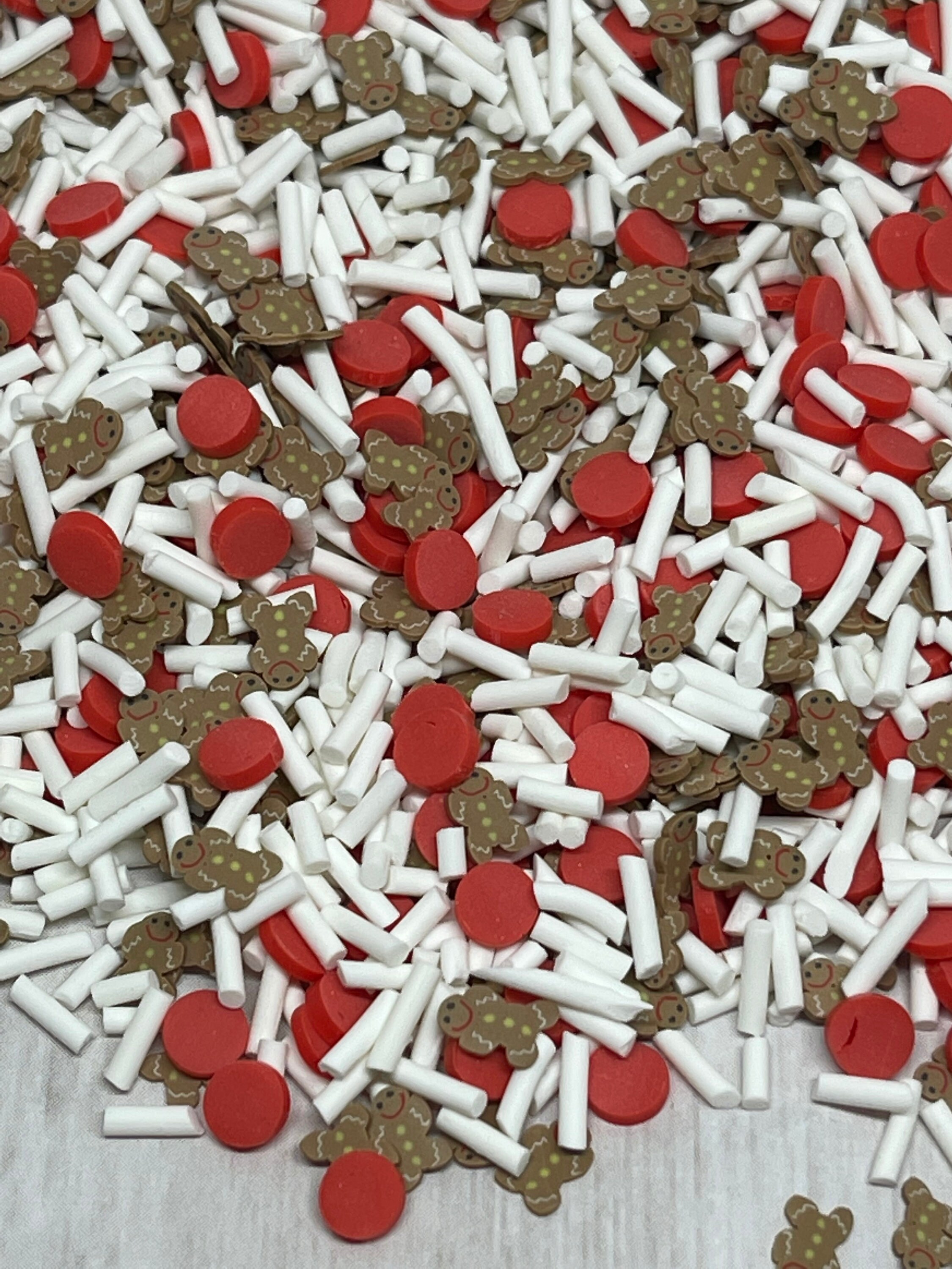 Christmas Sprinkles Fake Sprinkles Fake Bake Sprinkles Etsy