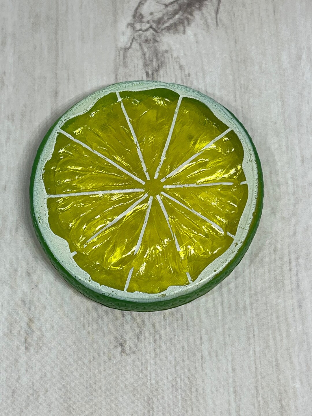 3 Faux Limes Fake Limes Fake Bake Supplies Imitation Fruit Etsy