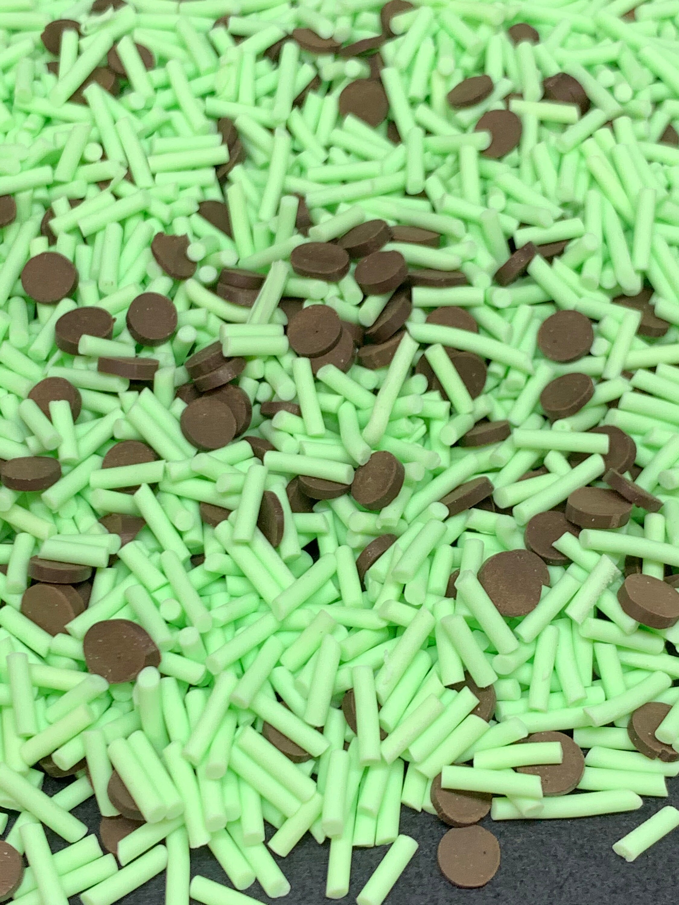 Polymer sprinkles clay sprinkles mint green sprinkles fake Etsy